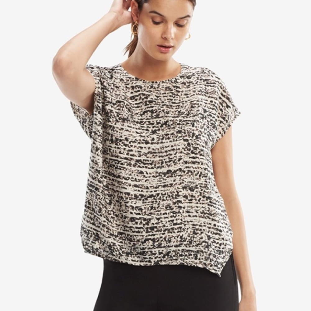 MM. Lafleur Didion Top in Ink Wash